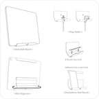 TXEsign Adhesive Wall Phone Tablet Holder Mount Stand - Image 6