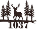 Personalized Metal Deer Address Signs by HYTSIGN
