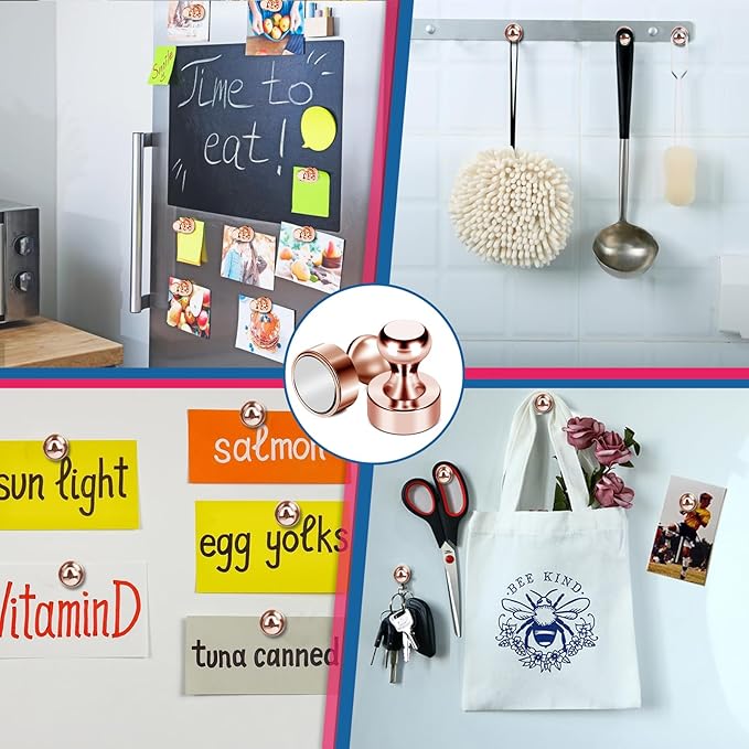 LOVIMAG Fridge Magnets 18Pcs Refrigerator Whiteboard Small Strong Magnet - Image 2