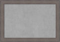 Amanti Art Grey Framed Magnetic Board 29x41 Large Vision Board by AmantiArt