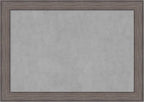 Amanti Art Grey Framed Magnetic Board 29x41 Large Vision Board by AmantiArt