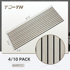 TO-TH Wood-Look Acoustic Wall Panels, 10 Pack 47.2” x 23.6” Sound Panels - Image 8