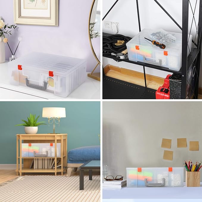 Photo Storage Box 4x6, 18 Inner Extra Large Organizer Acid-Free Photo Keeper - Image 6