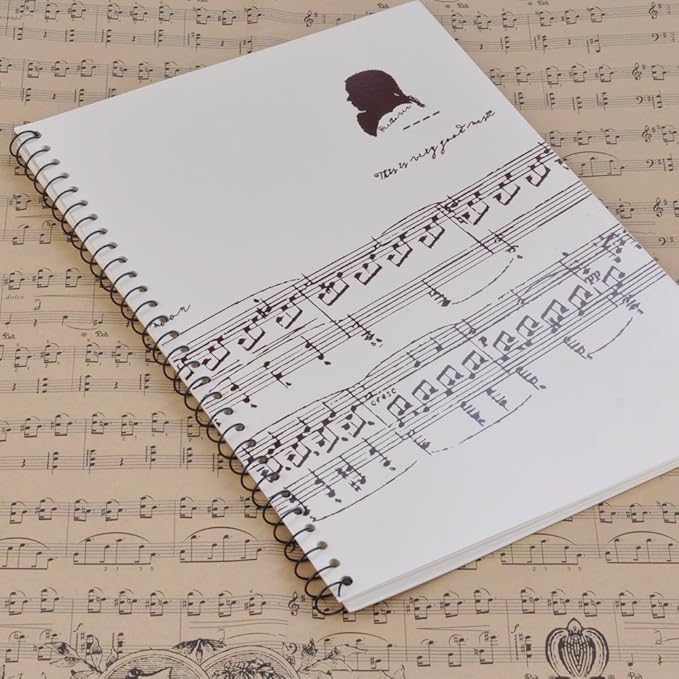Blank Sheet Music Composition Notebooks 100 Pages Stave Notebook, Musical - Image 2