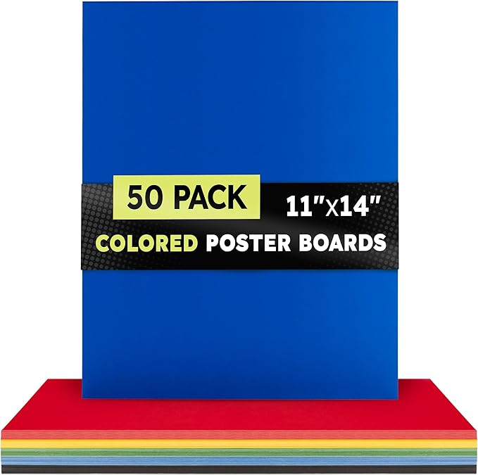 Hygloss Medium Colored Poster Board 11x14 - Image 6