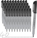 Permanent Markers, Ultra Fine Point, Fine tip permanent marker set, quick dry by Affisure