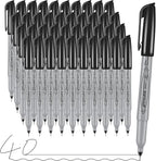 Permanent Markers, Ultra Fine Point, Fine tip permanent marker set, quick dry by Affisure