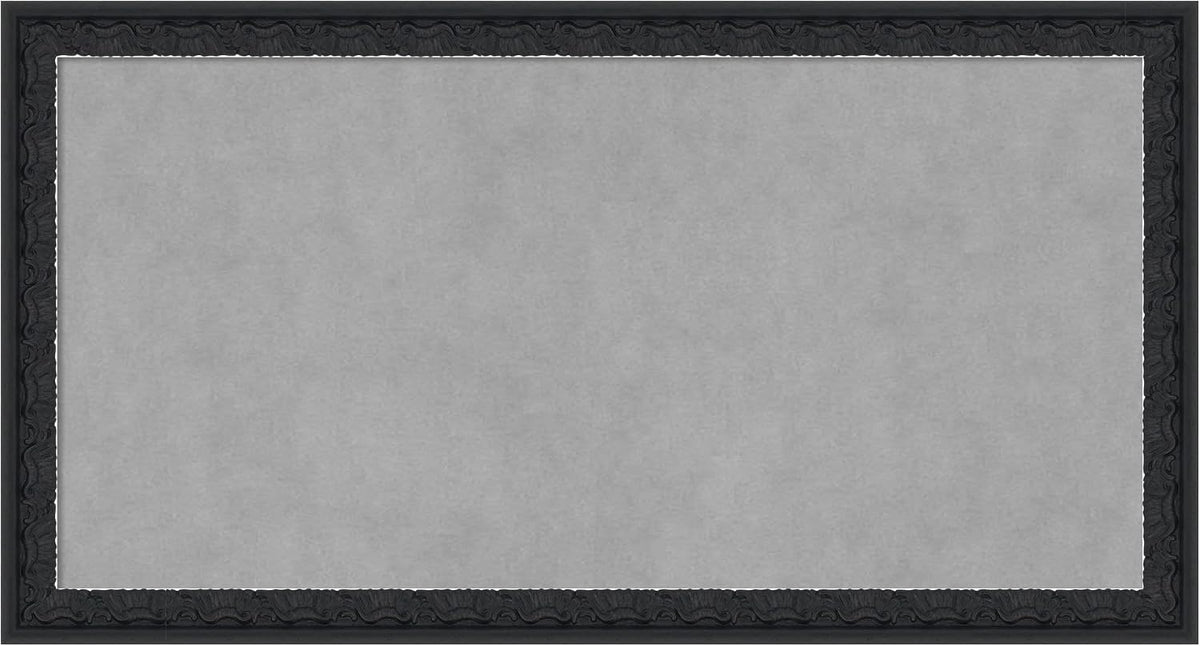 Amanti Art Black Framed Magnetic Board 14x26 Small Vision Board