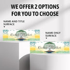 AZUFEMOS Personalized Acrylic Desk Name Plate Custom Employee Appreciation - Image 5