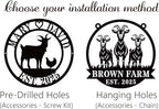 Personalized Chicken And Goat Farm Signs, Goat Farm Sign, Custom Hen House - Image 3