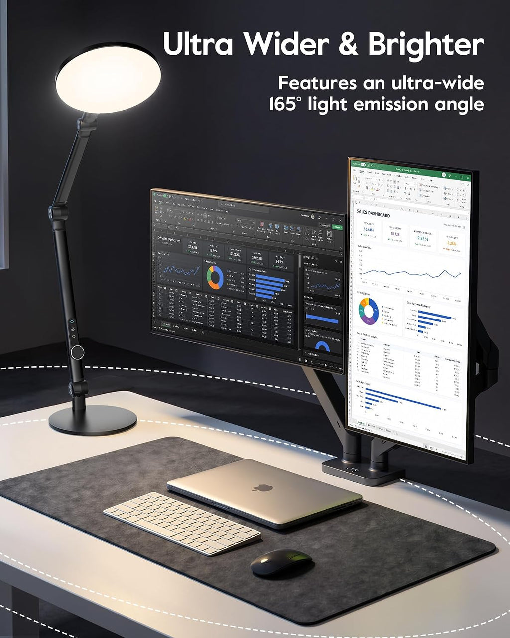 litones desk lamp for home office, professional video, package contents