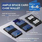RUNBOX Slim Card Holder Wallet for Men, Minimalist RFID Blocking Wallet - Image 2