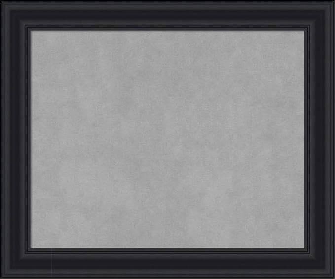 Amanti Art Black Framed Magnetic Board 20x24 Small Vision Board by AmantiArt