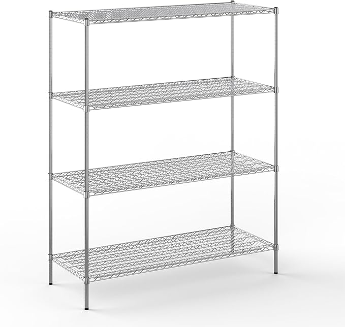 Regal Altair 24" Deep x 60" Wide x 74" Height Wire Shelving Kit | 4-Tier | NSF by Regal+Altair