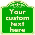 personalized metal sign, Custom Indoor/Outdoor Decorative Sign，Aluminum by HKSIGNS