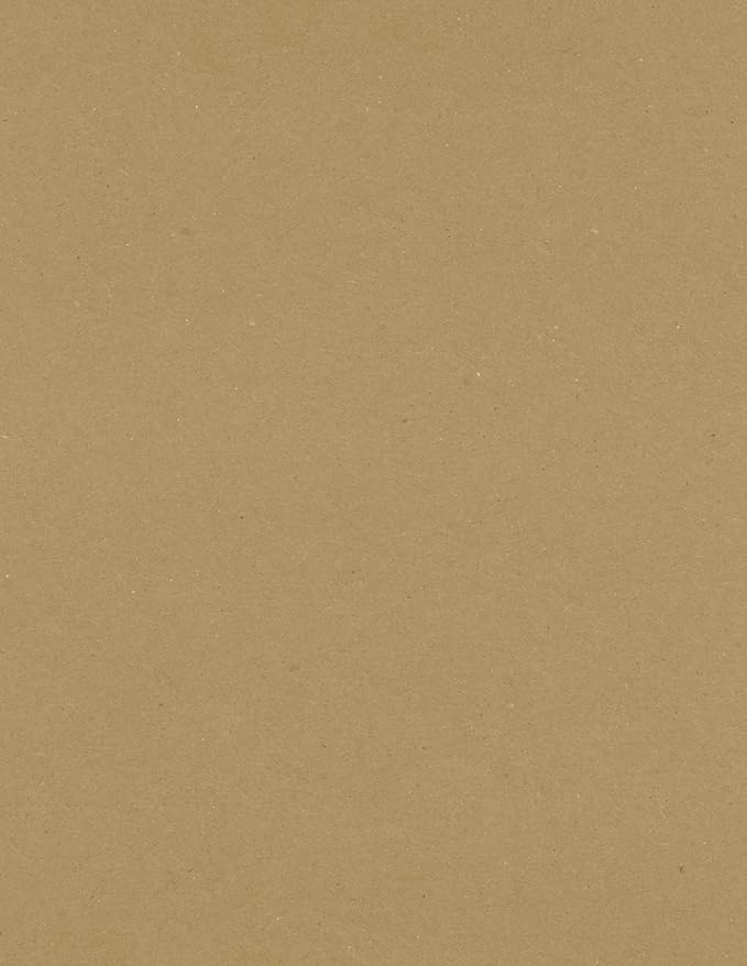 LUXPaper 8.5" x 11" Paper | Letter Size | Grocery Bag Brown | 70lb. Text | 250 by LUXPaper