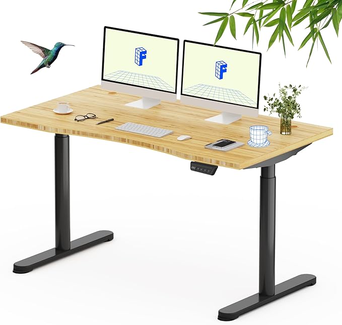 FLEXISPOT Bamboo Electric Standing Desk by FlexiSpot