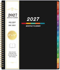 Indeme 2027 Planner - 2027 Monthly Planner, Monthly Calendar 2027 | 9" x 11", Jan 2027 - Dec 2027, Large, Twin-wire Binding, 12 Months Tabs, Holidays, Two-Sided Pocket, Thick Paper