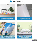 Uinkit 100 Sheets Thick Inkjet Glossy Photo Paper Picture 8.5x11 62lb 230g - Image 9