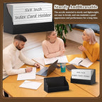 SHIQIKEJIPTY 5X8 Index Card Holder Acrylic Black Note Card Holder Index Card - Image 6
