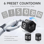 Exlliy Productivity Timer 1, 60 Minutes Preset, Desk Cube Timer - Image 2