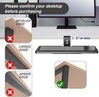 Large Under Desk Rotatable Computer Keyboard and Mouse Tray, Extra Sturdy Desk - Image 4