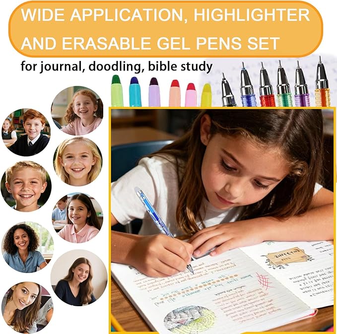ZAYSWDNS 23 Pcs Bible Journaling Kit, No Bleed, set 6 GelHighlighters 8 - Image 8