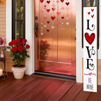 Valentine’s Day Porch Sign 47.2" Wooden “Love Be Mine” Hanging Signs, Romantic - Image 6
