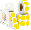 Yellow 1 Inch Round Color Coding Labels by Unknown