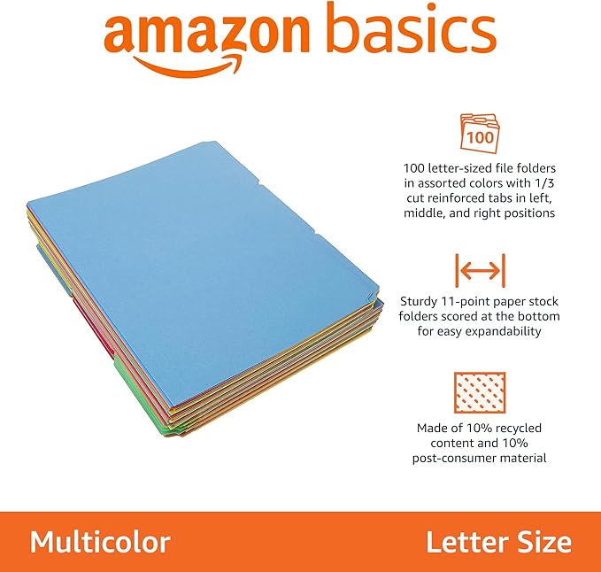 Amazon Basics File Folders - Image 2