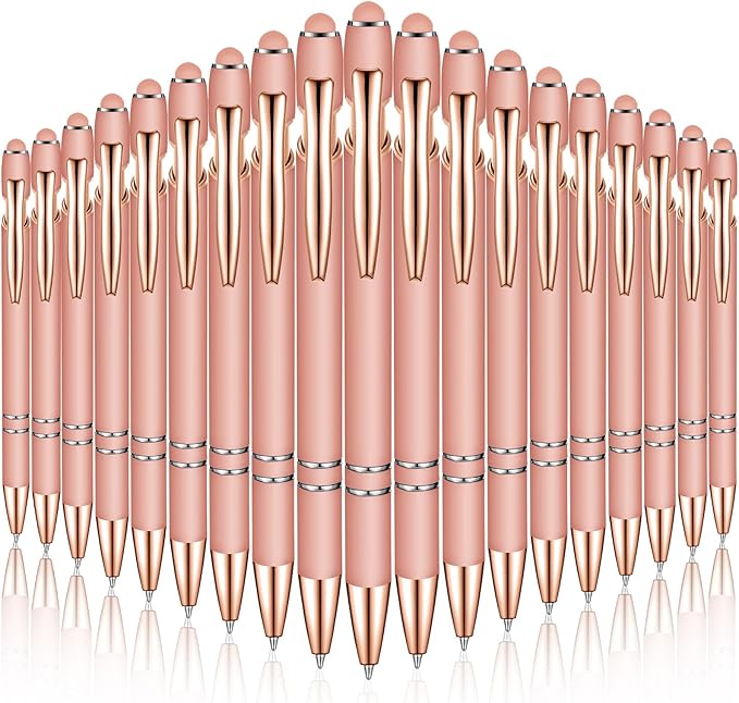 Zonon 38 Pieces Rubberized Ballpoint Pen by Zonon