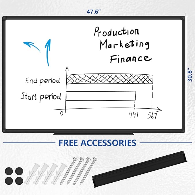 XBoard Magnetic Whiteboard 48 x 31 inch - Image 3