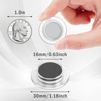 VNDUEEY 45 Pcs Round Whiteboard Magnets, Fridge Magnet Decorative, Dry Board - Image 5