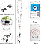 Be Kind Lanyards for Id Badges, Cute Rainbow Badge Reel Heavy Duty - Image 4