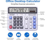 Comix Desktop Calculator Solar Battery Dual Power - Image 2
