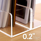SANRUI Acrylic Magazine File Holders, Classroom Organization and Storage - Image 4