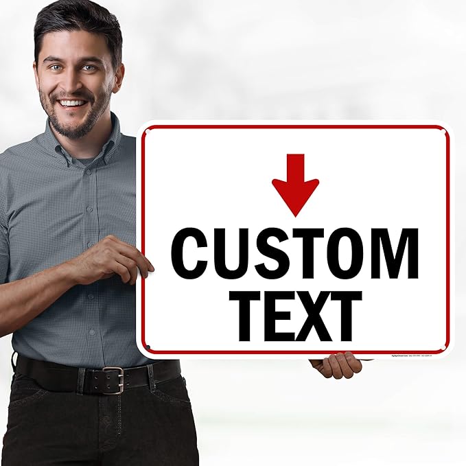 Custom Arrow, Custom Directional Sign, Down Arrow, 18x24 Inches, 55 mil thick - Image 2
