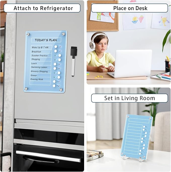 NiHome Acrylic Magnetic To Do List Planning Board - Image 6
