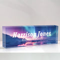 Personalized Name Plate for Desks, Custom Desk Name Plates, Acrylic Name Plate by EOBIBIFUN