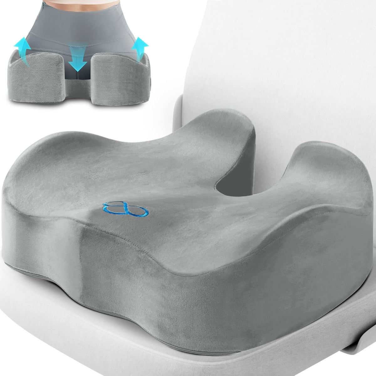 CushyOasis Seat Cushion, Chair Cushions, Office Chair Cushions, Anti-Slip