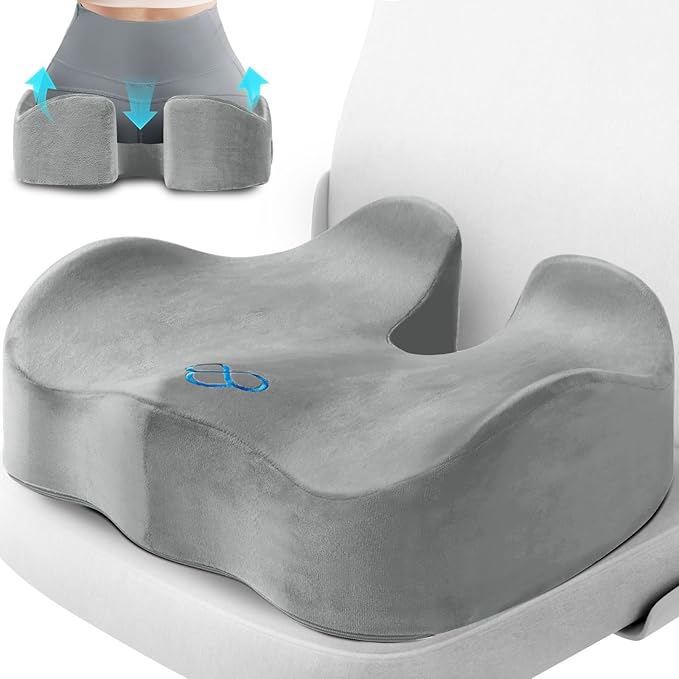 CushyOasis Seat Cushion, Chair Cushions, Office Chair Cushions, Anti-Slip by CushyOasis