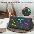DreamSky Wooden Digital Alarm Clock - Image 2