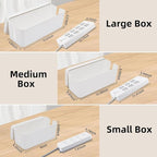 YaeCCC Cable Management Organizer Box Power Strips Hider Power Cords Hider - Image 2