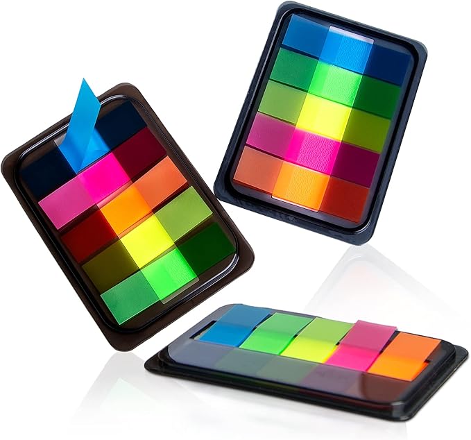 Golcellia 300 Pcs, Transparent Sticky Notes, Page Markers, Sticky Tabs by Golcellia