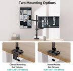 mount pro vertical dual monitor mount, stacked monitor, package contents
