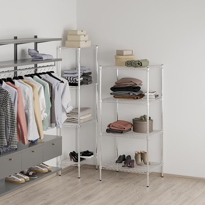 Regal Altair 24" Deep x 30" Wide x 64" Height Wire Shelving Kit | 4-Tier | NSF - Image 7