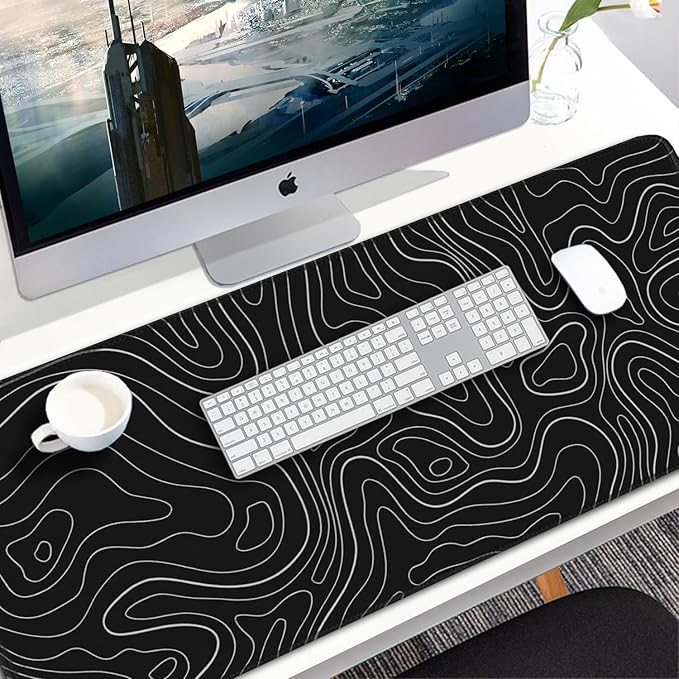 Large Extended Gaming Mouse Pad, 31.5x15.7 inch Computer Keyboard Mouse Mat - Image 7
