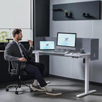 ERGO COLLECT Desk Privacy Panel, 2-in-1 Adjustable Acoustic Desktop Partition - Image 9