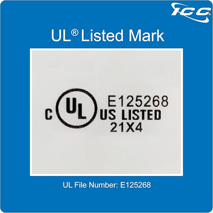ICC 1.25” Plastic Cable Management Ring, Horizontal, Rack or Wall Mount - Image 2