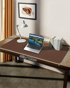 Leather Desk Pad Protector, Mouse Pad, Non-Slip PU Leather Desk Blotter - Image 7